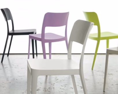 Sedie design colorate per area relax ufficio moderna e creativa