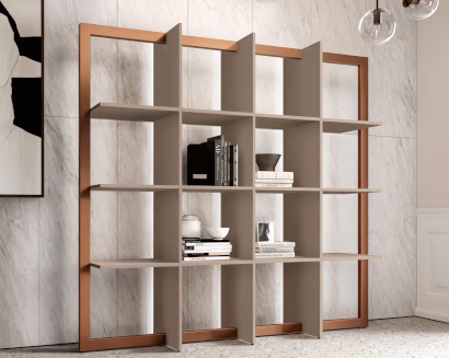 Libreria divisoria design per archiviazione e organizzazione spazi ufficio