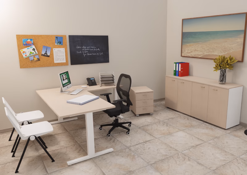 Allestisci postazioni operative ergonomiche, funzionali e professionali senza immobilizzare capitale. Con il noleggio operativo trasformi l’arredo in un costo mensile sostenibile, mantenendo liquidità e flessibilità per far crescere il tuo business.